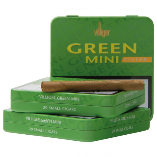 Villiger Mini Green mit Filter, 20er Blechbox