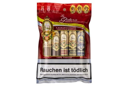 La Galera Zigarren Sampler Chaveta Freshpack, 5er