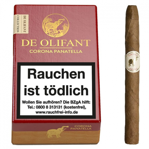 De Olifant Emotion Vintage Sumatra Corona Panatella, 10er