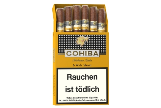 Cohiba Wide Short, 6er Box