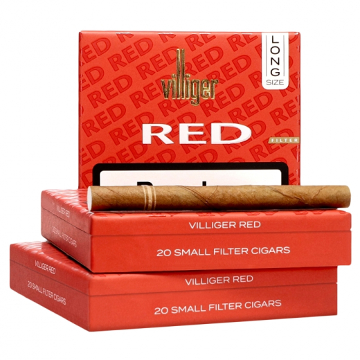 Villiger Long Red Filter, 20er Box