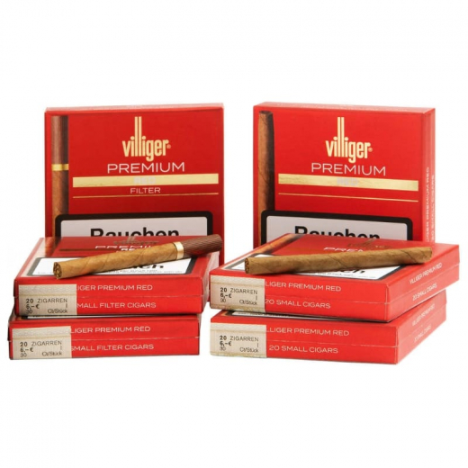 Villiger Premium Red Filter, 20er Box