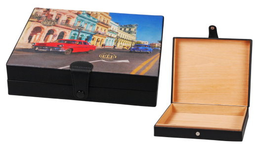Basic Mini Leder Humidor Cuba 10