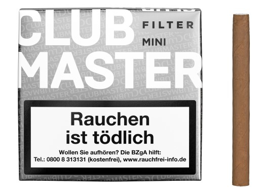 Clubmaster Mini Filter White, 20er Box