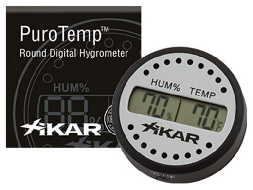 Xikar Digitalhygrometer Rund