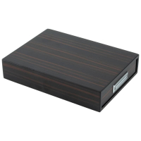 Basic Zigarrenascherset Ebony Finish