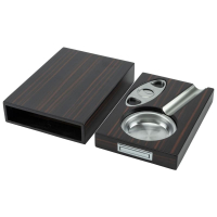 Basic Zigarrenascherset Ebony Finish