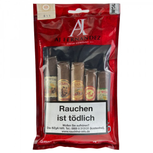 A.J. Fernandez Sampler Premium Robusto, 5er Fresh Pack