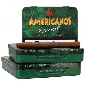 Villiger Americanos Brasil Small Cigars, 20er Blechbox